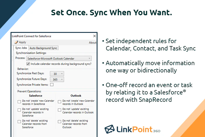 screenshot of LinkPoint Connect